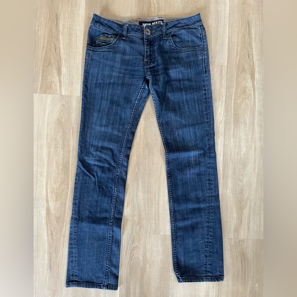Miss Sixty Straight leg Blue Jeans.
